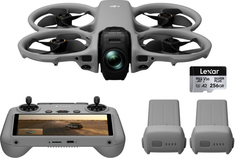 DJI Avata 360 FMC (DJI RC 2) + Lexar Silver Plus microSDXC 256GB V30