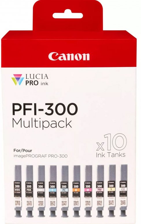 Technische Daten  Canon PFI-300 Multipack Tinte für ImagePrograf PRO-300