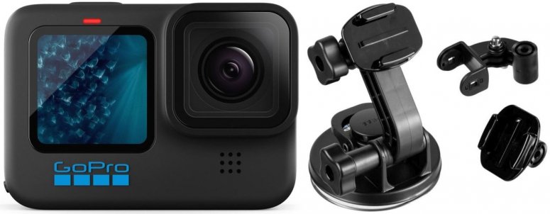 Technische Daten  GoPro HERO11 Black + Saugnapfhalterung