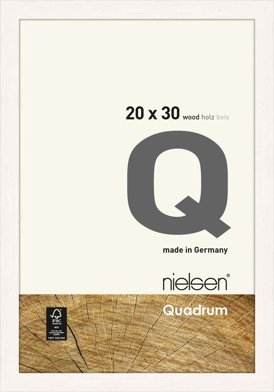 Nielsen Holzrahmen 6535021 Quadrum 20x30cm d. weis
