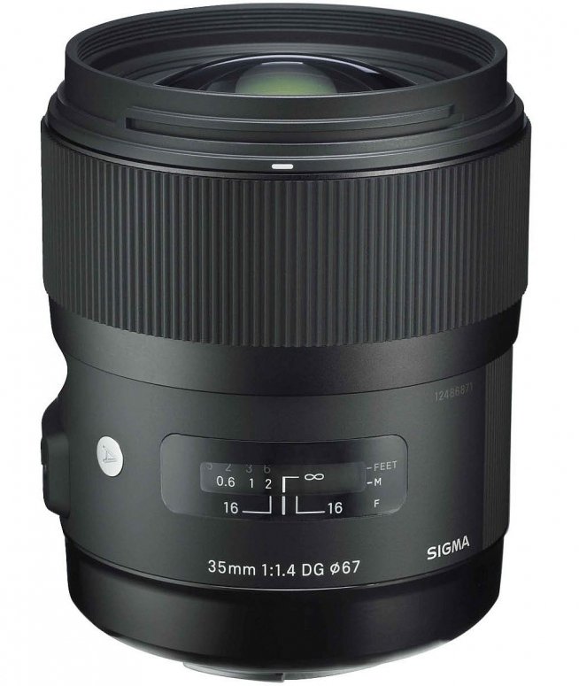 Technische Daten  Sigma 35mm 1:1,4 DG HSM für Nikon