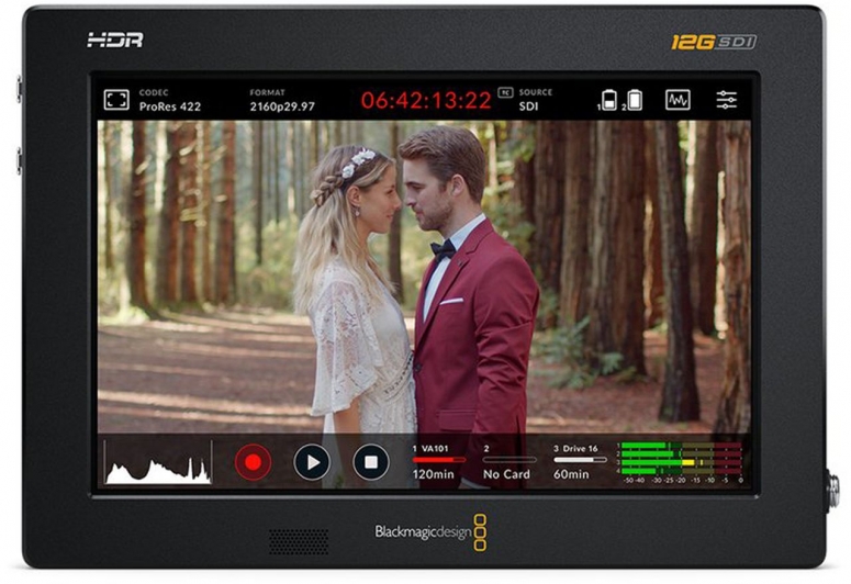 Blackmagic Video Assist 7 12G HDR Monitor with SD Card Recorder