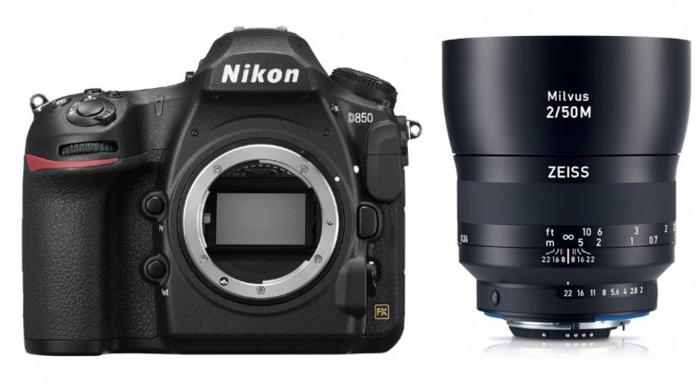 Zubehör  Nikon D850 + ZEISS Milvus 50mm f2