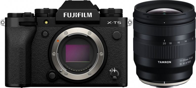 Accessoires  Fujifilm X-T5 Geh. noir + Tamron 11-20mm f2,8 Fuji X