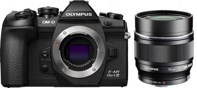 Olympus OM-D E-M1 Mark III + M.Zuiko Digital 75mm f1,8 schwarz
