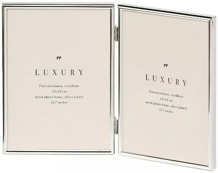 Walther WD218S Chloe Portraitrahmen 2 x 13x18 cm silber