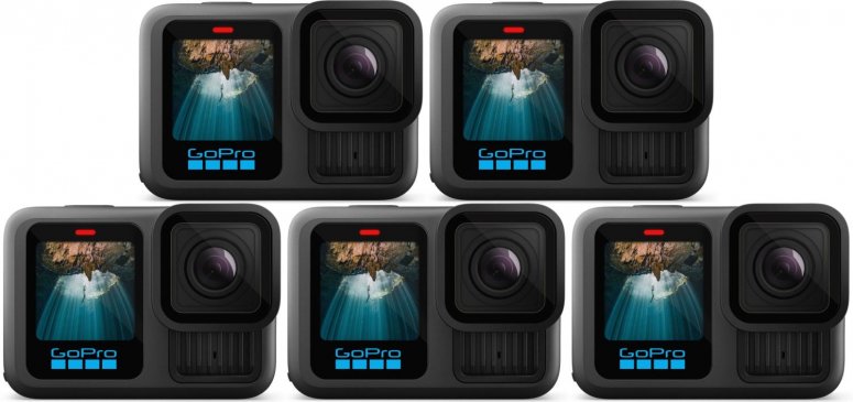 Caractéristiques techniques  GoPro HERO13 Black Pack de 5 caméras