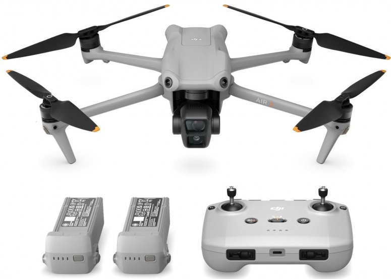 DJI Air 3 Fly More Combo RC-N2 + B&W Case Typ 3000 gelb