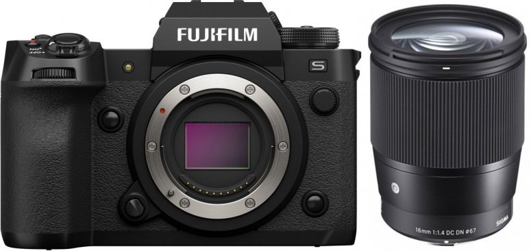 Caractéristiques techniques  Fujifilm X-H2 S + Sigma 16mm f1,4 DC DN (C)