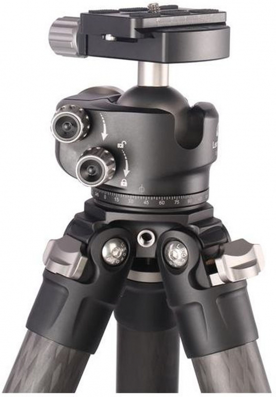 Leofoto - Ranger - Trepied en Carbone - Pieds reglables en 3 Angles - Ideal pour la
