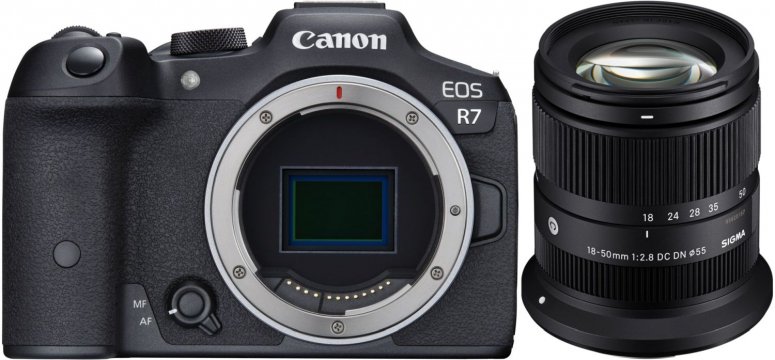 Canon EOS R7 + Sigma 18-50mm f2,8 Monture RF