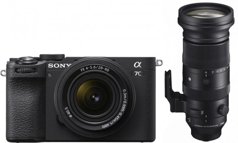 Sony Alpha ILCE-7C II schwarz + FE 28-60mm + Sigma 60-600mm f4,5-6,3