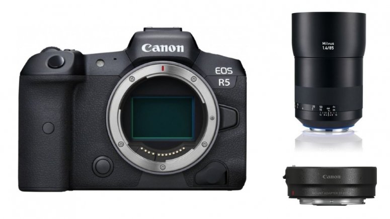 Canon EOS Ra + EF-Adapter + ZEISS Milvus 85mm f1,4