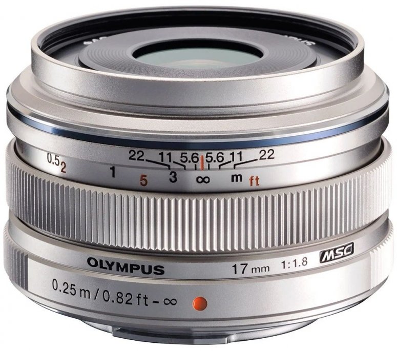 Olympus M.Zuiko Digital 17mm 1:1,8 ED silber