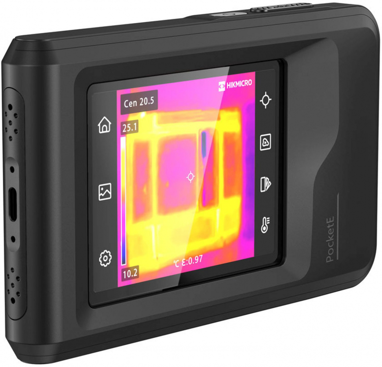 Caractéristiques techniques  Caméra thermographique HIKMICRO PocketE