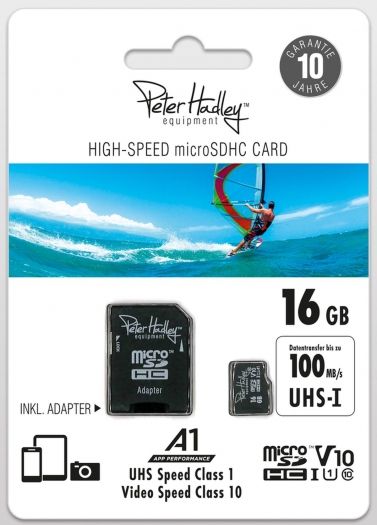 Peter Hadley 16 GB microSDHC HighSpeed Class 10 UHS-I