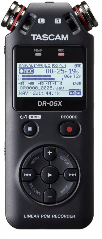 Tascam DR-05X Stereo-Audiorecorder und USB-Interface