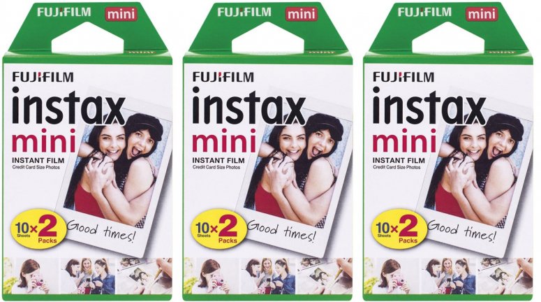 Caractéristiques techniques  Fujifilm Instax Mini Film DP paquet de 3 pour 60 photos