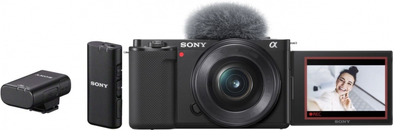 Zubehör  Sony Alpha ZV-E10 + SEL 10-18mm f4,0 OSS + ECM-W2BT Mikrofon