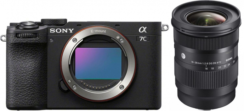 Sony Alpha ILCE-7C II Gehäuse schwarz + Sigma 16-28mm f2,8