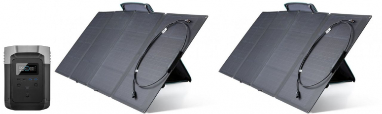 EcoFlow Delta 1300 1260Wh + 2 x 160W Solarpanel