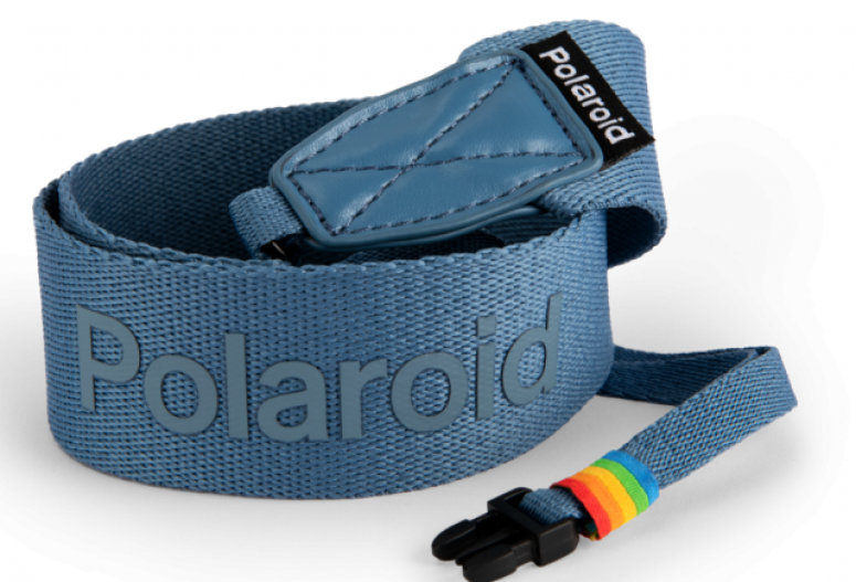 Polaroid Camera Strap Flat blau