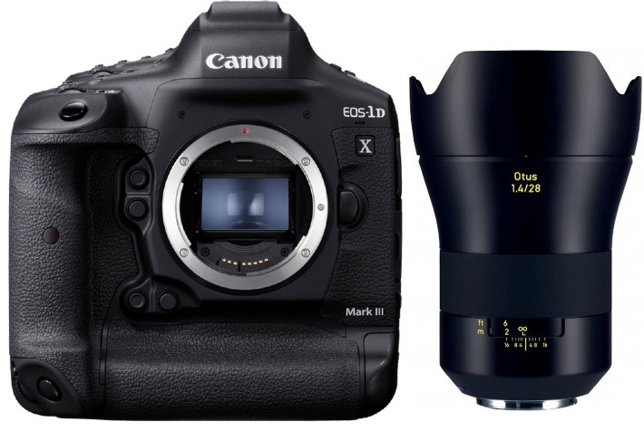 Zubehör  Canon EOS-1D X Mark III + ZEISS Otus 28mm f1,4