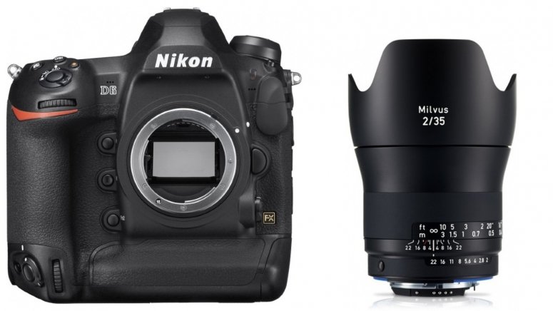 Zubehör  Nikon D6 + ZEISS Milvus 35mm f2