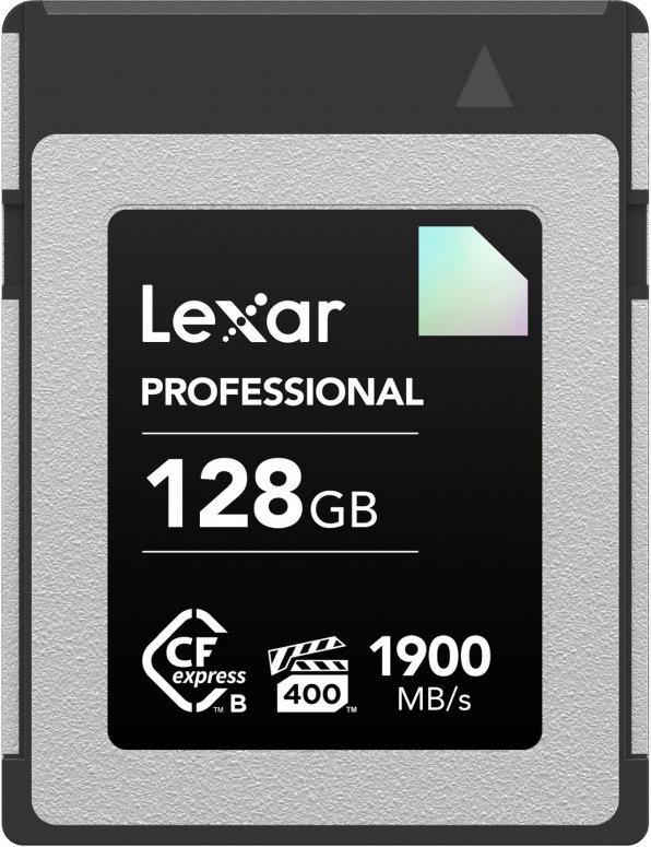 Caractéristiques techniques  Lexar CFexpress Type-B Diamond 128GB 1900MB/S.