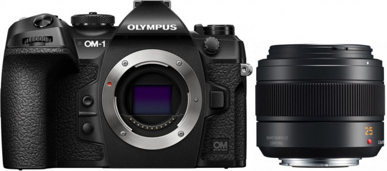 Zubehör  OM System OM-1 + Panasonic Leica DG Summilux 25mm