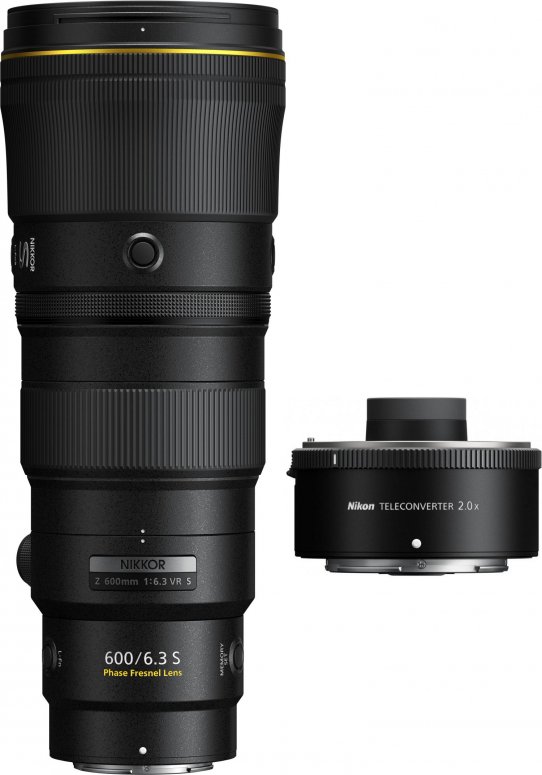 Nikon Z 600mm f6,3 PF VR S + téléconvertisseur 2,0x