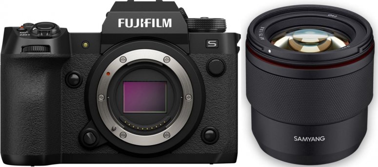 Zubehör  Fujifilm X-H2 S + Samyang AF 75mm f1,8 Fuji X  