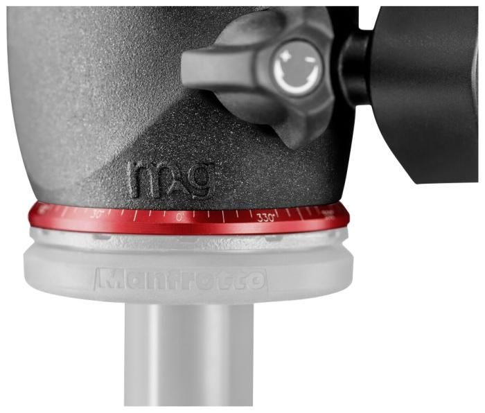 Manfrotto XPRO Ball Head with 200PL Quick Release Plate, High Precision, Compatible with Photography Equipment, for Camera Tripod, for Content Creation
