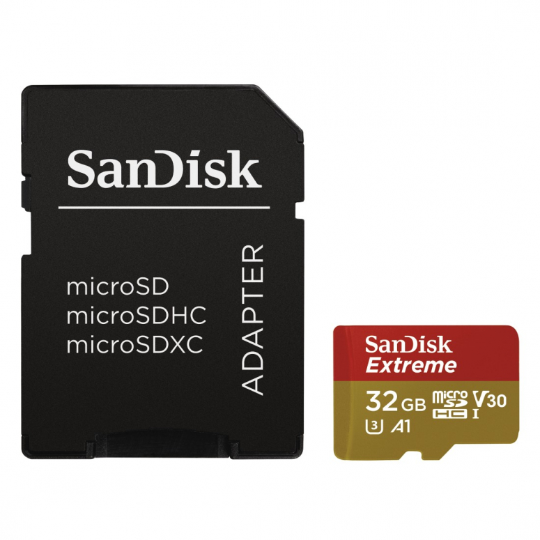 Technical Specs  SanDisk Extreme MicroSDHC 32GB 100MB/s V30