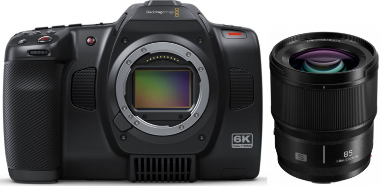 Blackmagic Cinema Camera 6K + Panasonic Lumix S 85mm f1.8