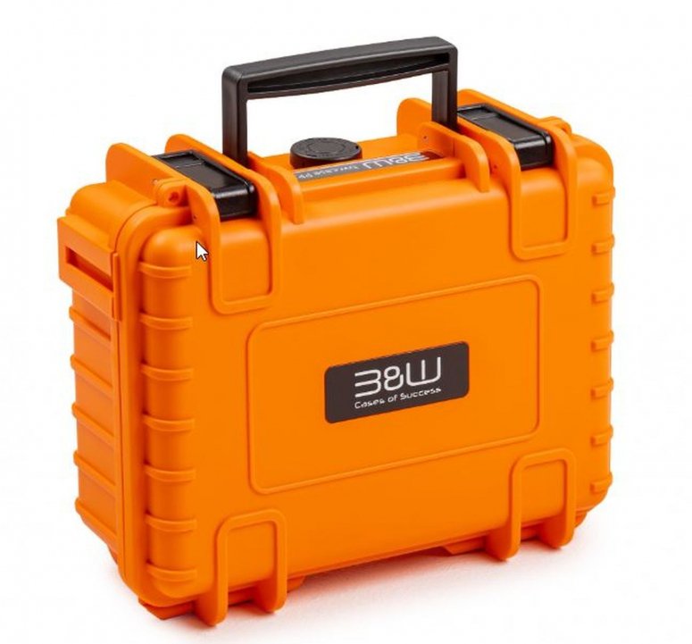 B&W DJI Osmo Pocket 3 Case Type 500 Orange