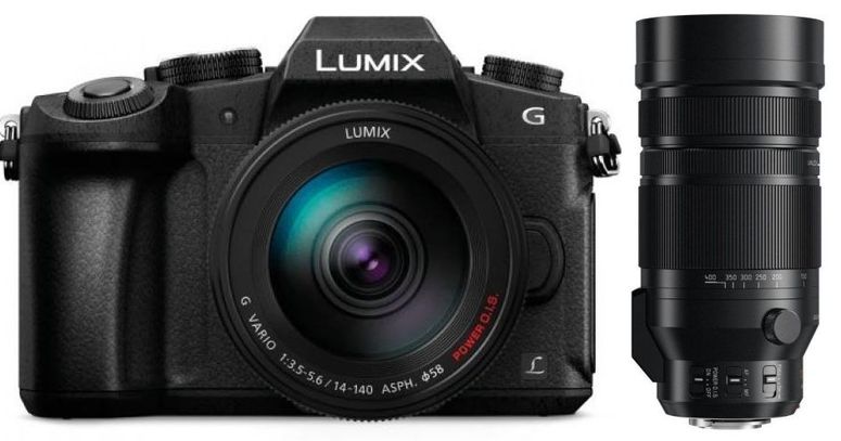 Technische Daten  Panasonic Lumix DMC-G81 + 14-140mm + Leica DG 100-400mm f4-6,3 Asph.