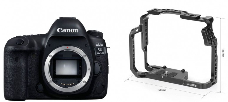 Technical Specs  Canon EOS 5D IV Housing + SmallRig 2271 Cage