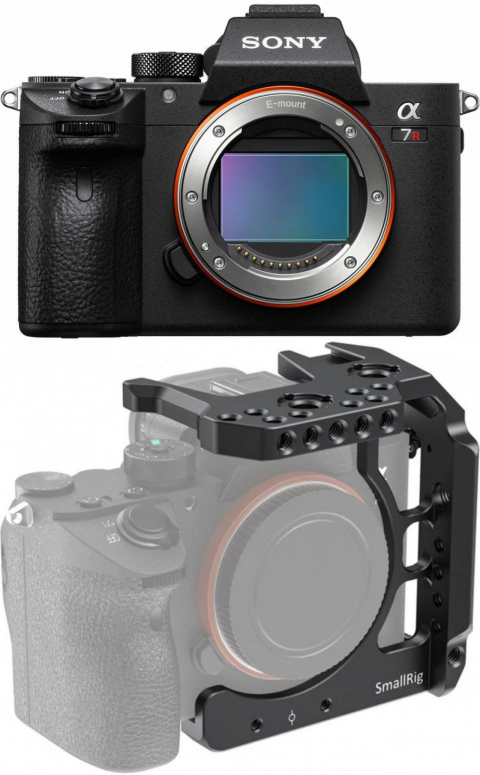 Accessoires  Sony Alpha ILCE-7R IVA + SmallRig 2629 Half Cage