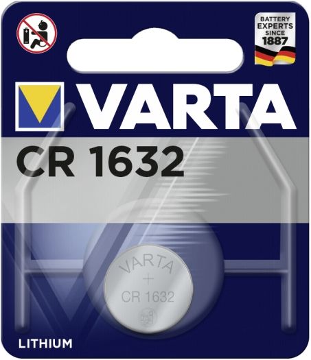 Caractéristiques techniques  Varta CR1632 Lithium