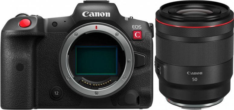 Caractéristiques techniques  Canon EOS R5 C + Canon RF 50mm f1.2 L USM
