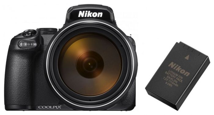 Technische Daten  Nikon Coolpix P1000 + Nikon EN-EL 20a Ersatzakku
