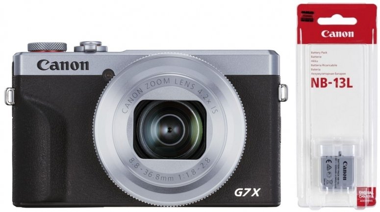 Canon PowerShot G7X III silber Battery Kit