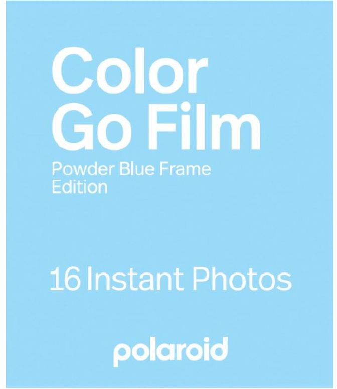 Caractéristiques techniques  Polaroid Go Film Pack 2x8 Powder Blue Frame