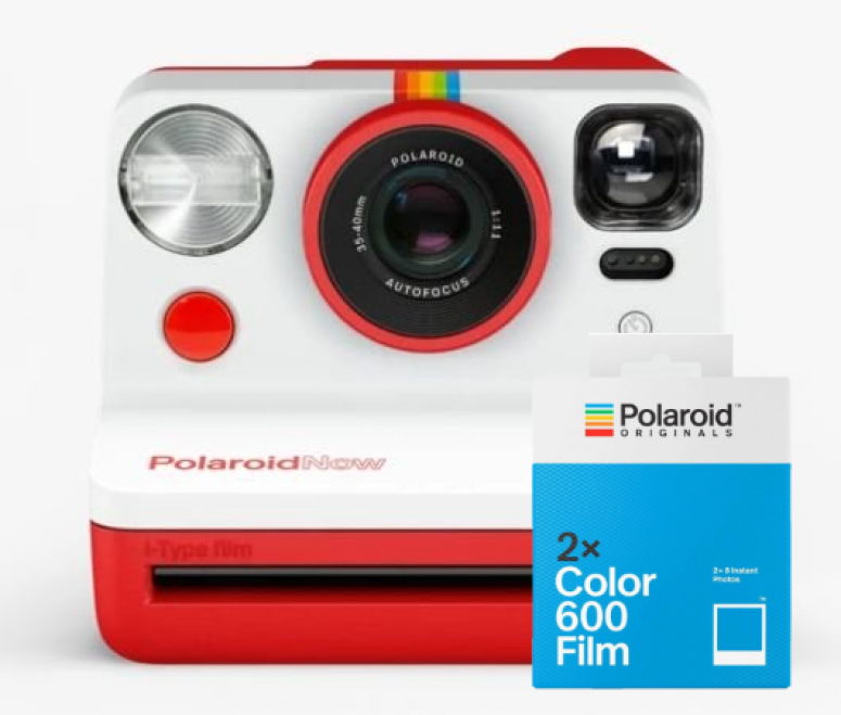 Polaroid Now Gen2 Kamera Rot + 600 Color Film 2x8