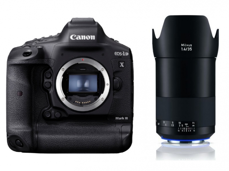 Zubehör  Canon EOS-1D X Mark III + ZEISS Milvus 35mm f1,4