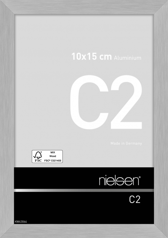 Nielsen C2 61064 10x15cm argenté avec photo