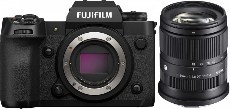 Zubehör  Fujifilm X-H2 + Sigma 18-50mm f2,8 DC DN (C) 