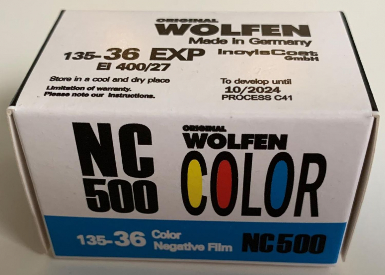 Film négatif couleur ORWO WOLFEN NC500 petit format 36 vues