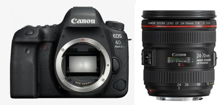 Technische Daten  Canon EOS 6D Mark II + EF 24-70 mm f4 L IS USM